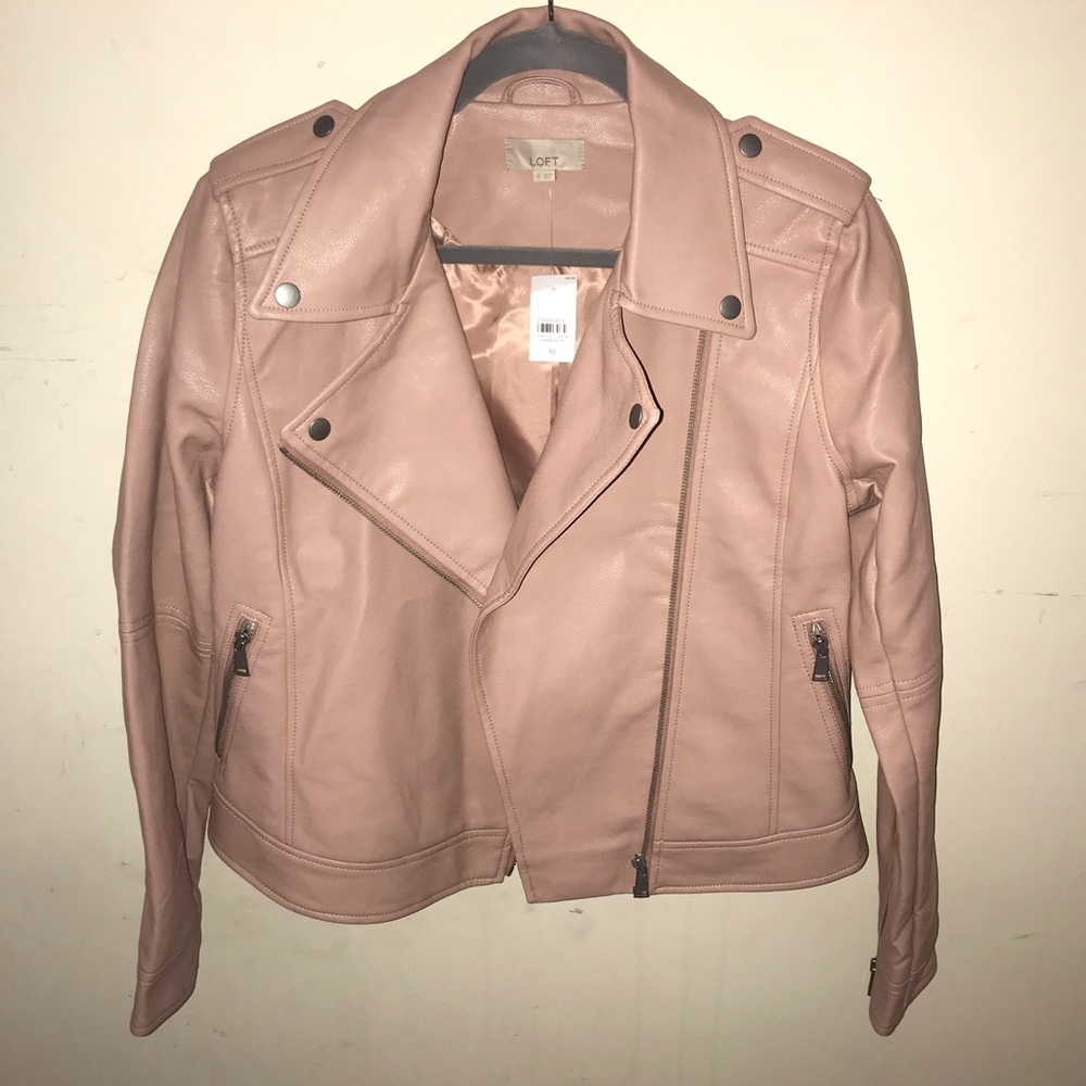 Pink Leather Jacket
